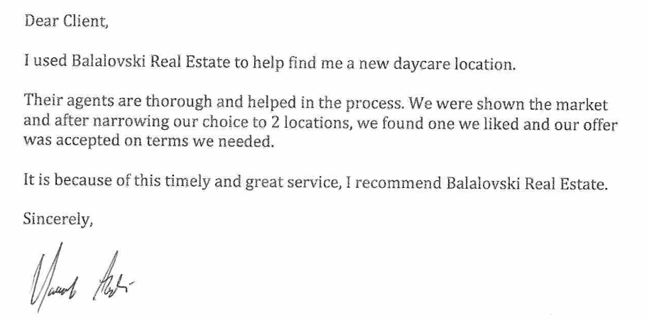 Balalovski Real Estate Review