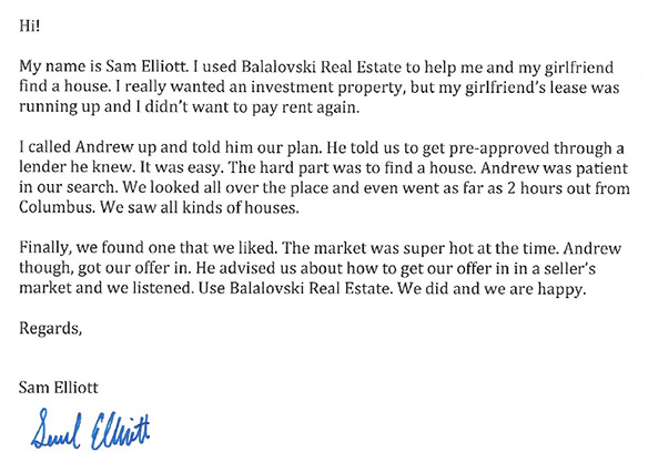 Balalovski Real Estate Review